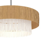 Solara - Suspension Ronde En Raphia