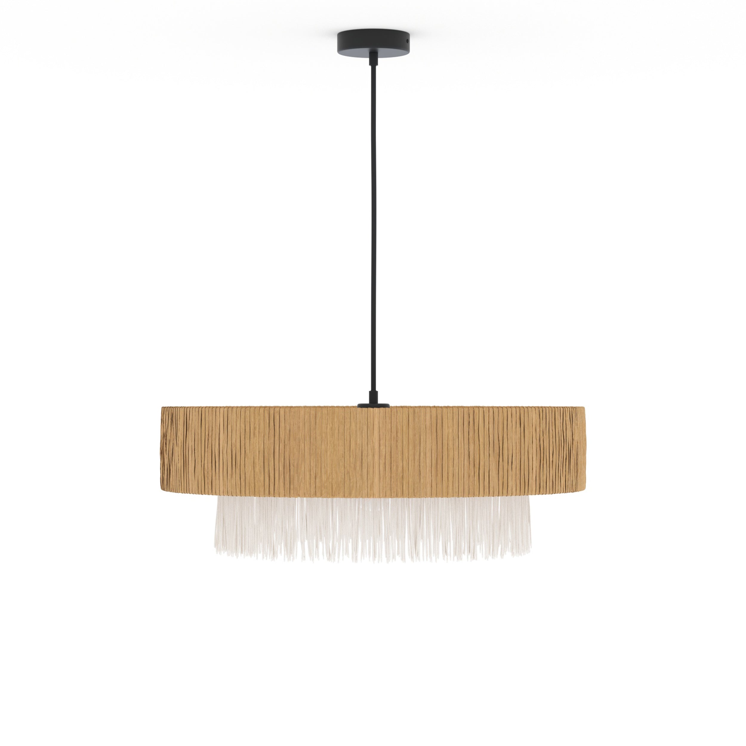 Solara - Suspension Ronde En Raphia
