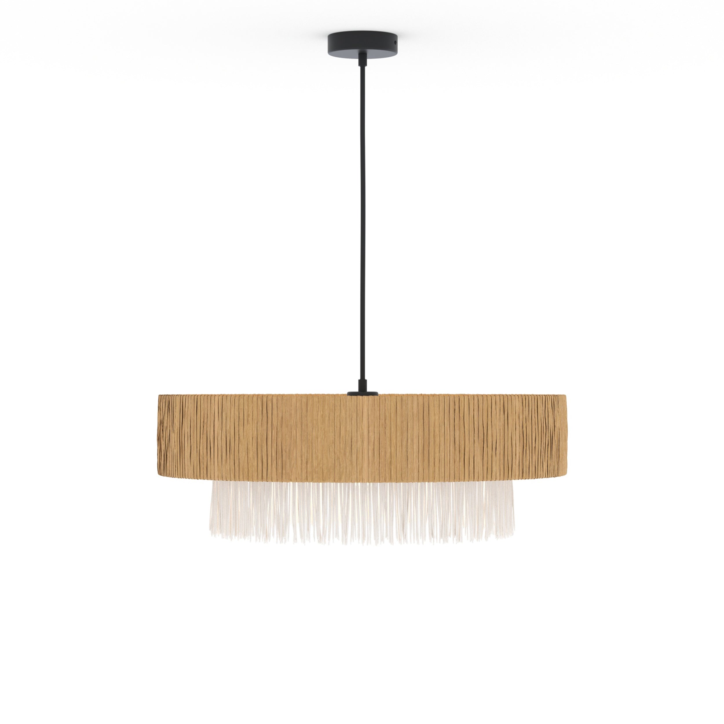 Solara - Suspension Ronde En Raphia