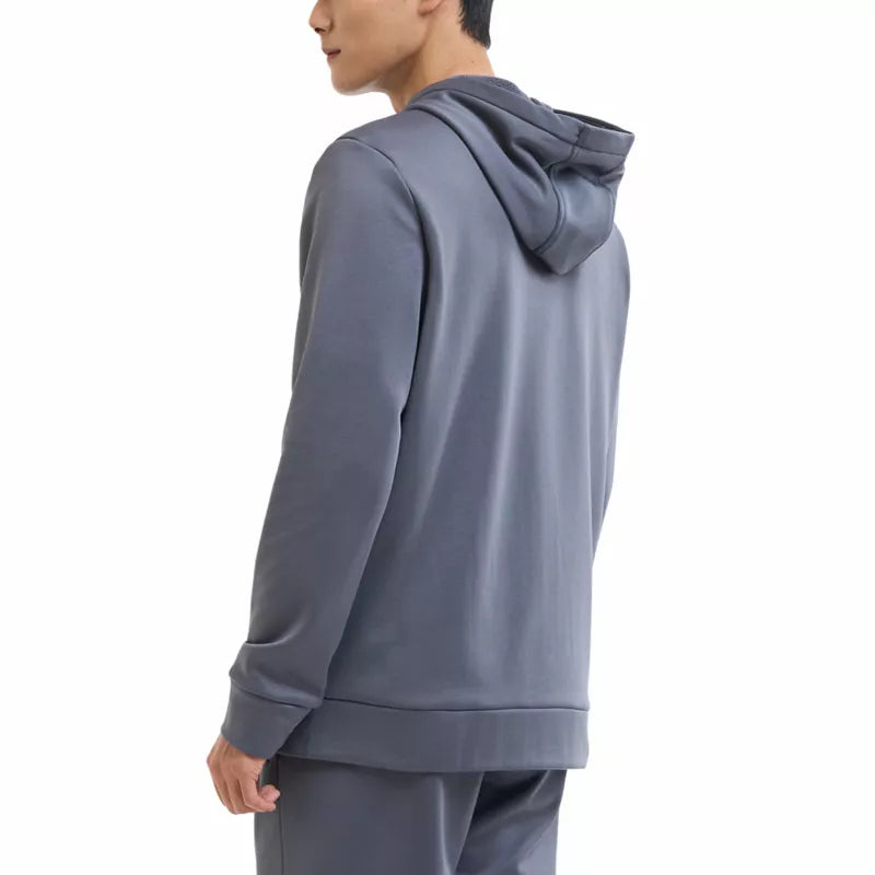 Bluza z kapturem Fleece Fz Hoodie - Szary - Mężczyzna