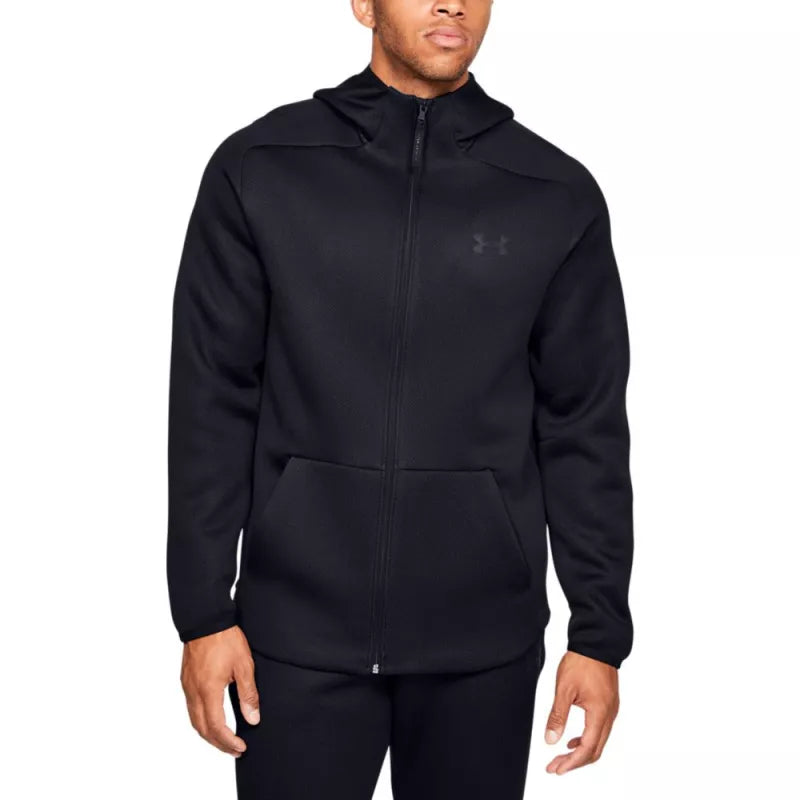 Rozpinana bluza z kapturem Move Full Zip - Czarna - Męska