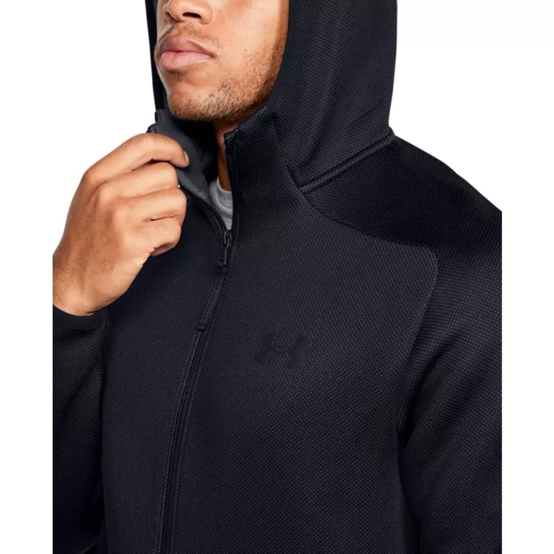 Rozpinana bluza z kapturem Move Full Zip - Czarna - Męska