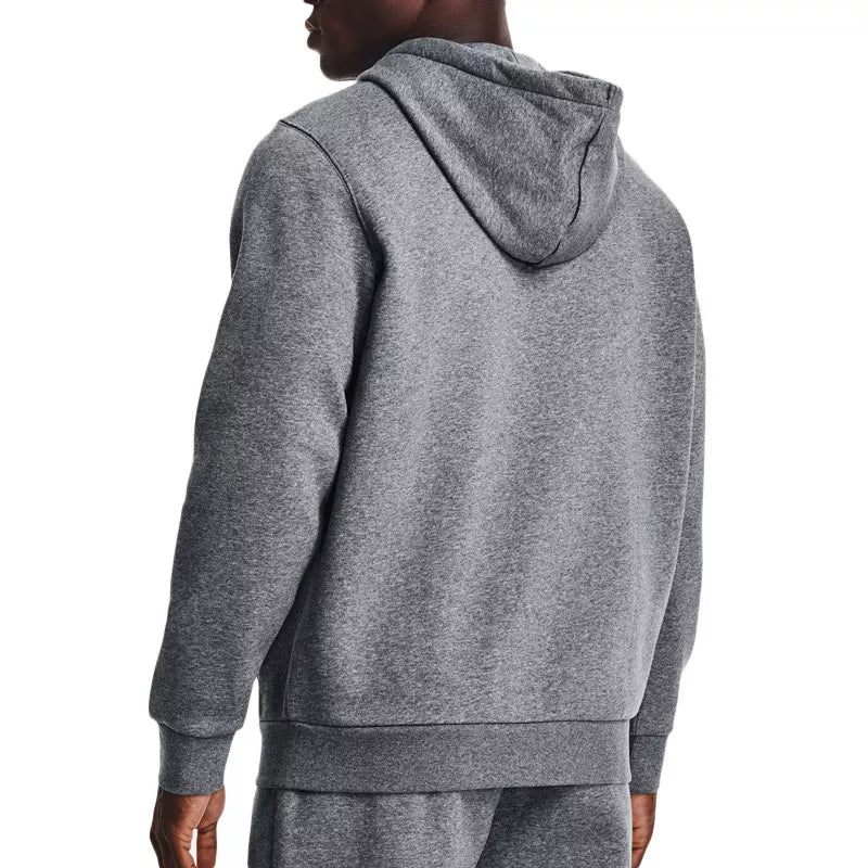 Sweat À Capuche Ua Essentieal Fleece Fz - Gris - Homme