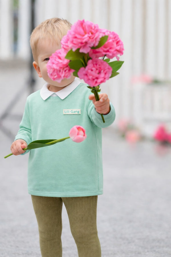 Solal Mint Sweatshirt - Baby Boy - Mint