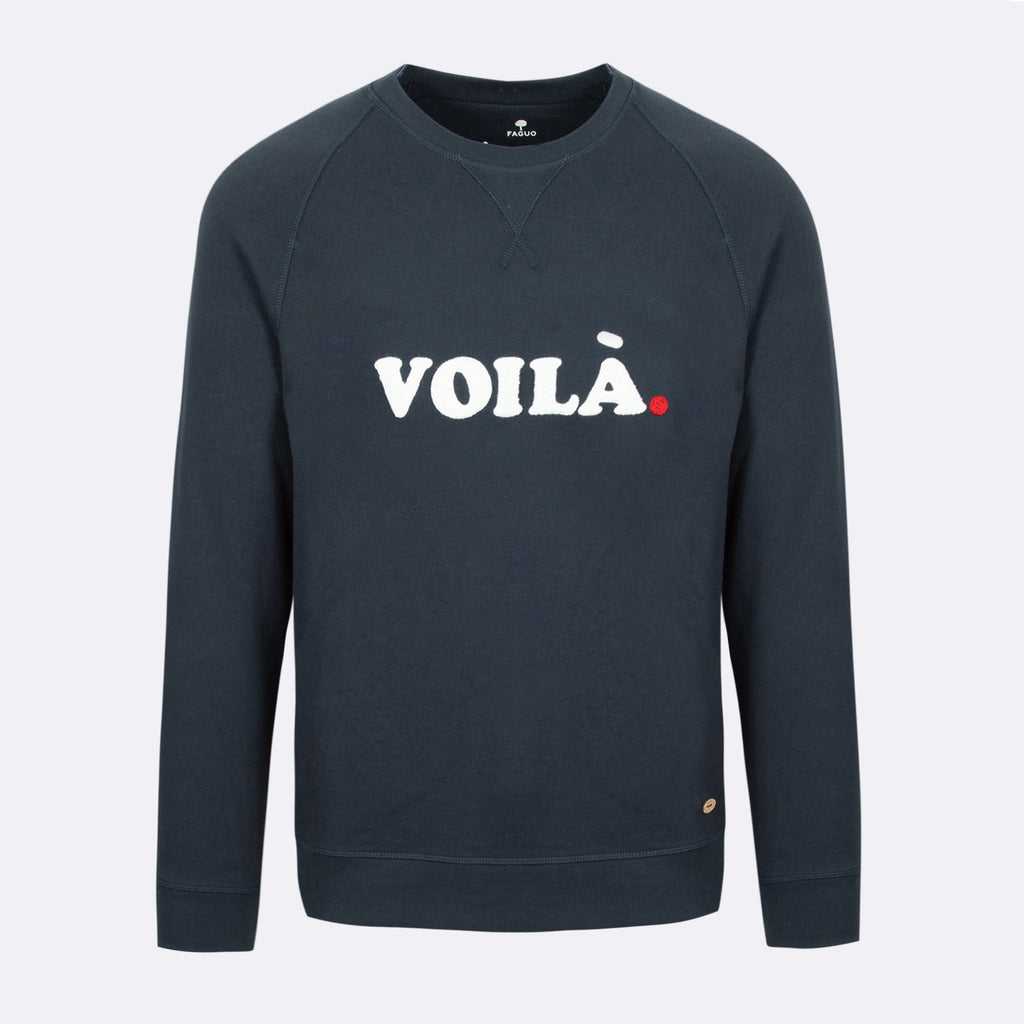 Faguo - Sudadera Darney - Azul Marino - Hombre