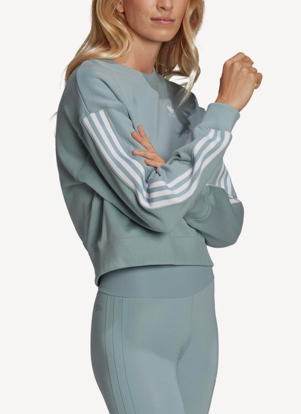 Adidas - Sudadera Adicolor Classics - Gris Mágico - Mujer