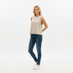 Camiseta de Tirantes Urban Cut Tank - Steel - Mujer