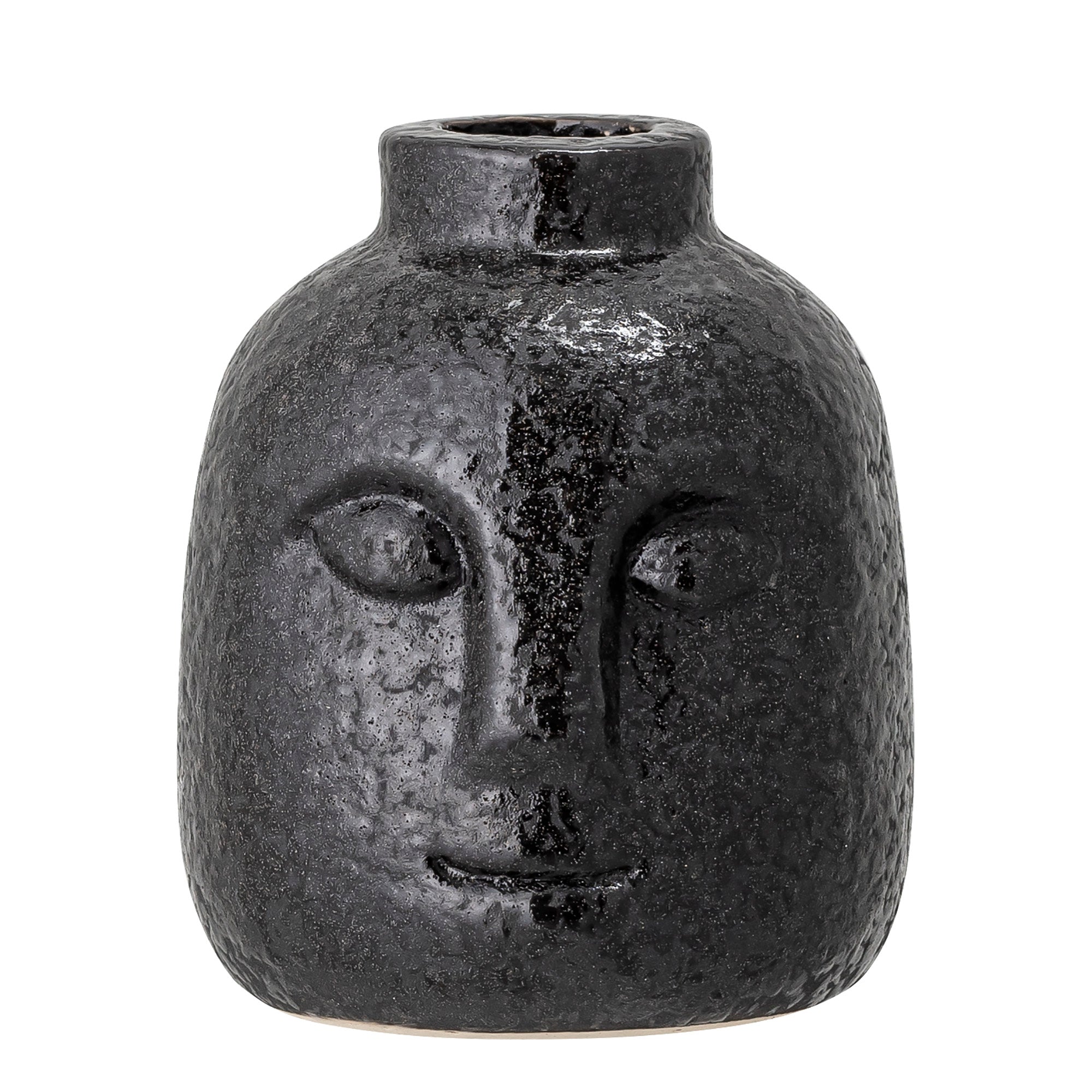 Eliot - Candle Holder - Black - Stoneware