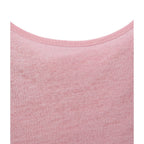 Camiseta Cuello Escotado En La Espalda En Lino Irisado - Mujer