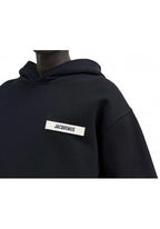 Hoodie Avec Capuche Gros Grain – Jacquemus – Noir