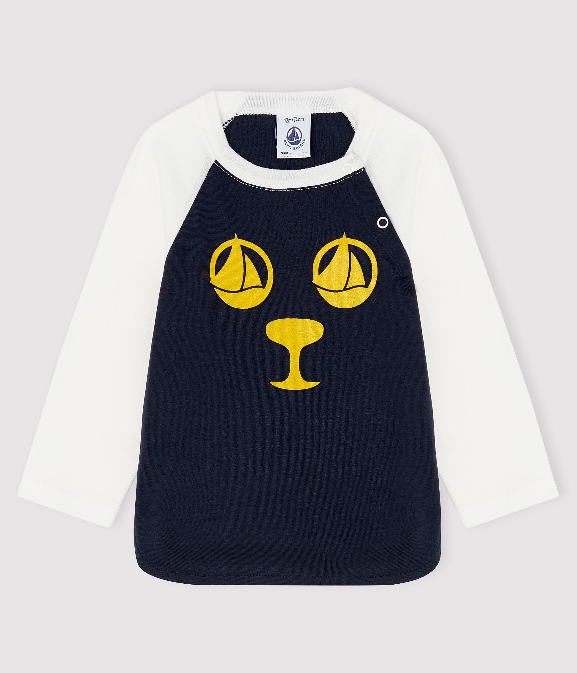 Camiseta - Blanca y Azul Marino - Bebé Niño
