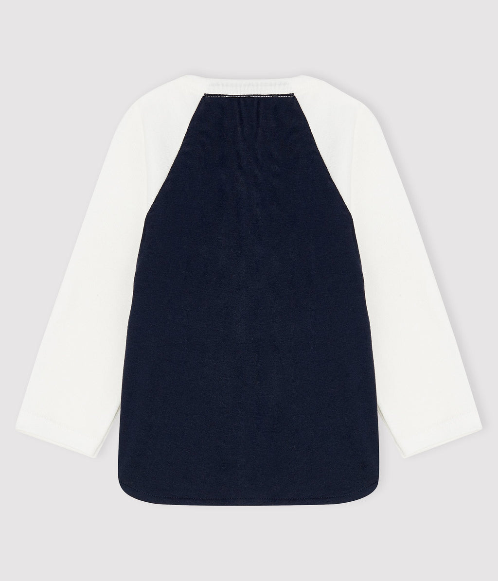 Camiseta - Blanca y Azul Marino - Bebé Niño