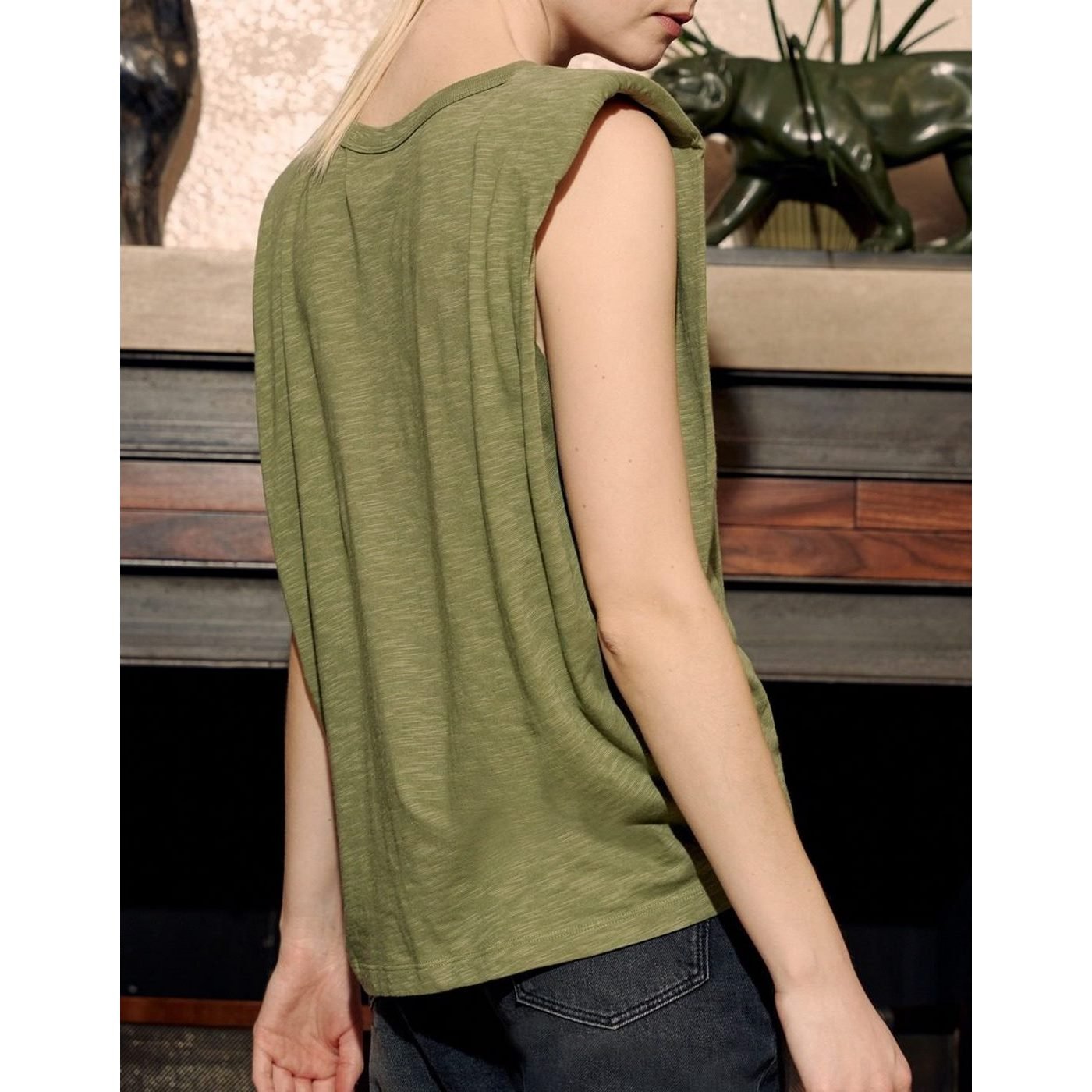 Camiseta Toby - Caqui - Mujer