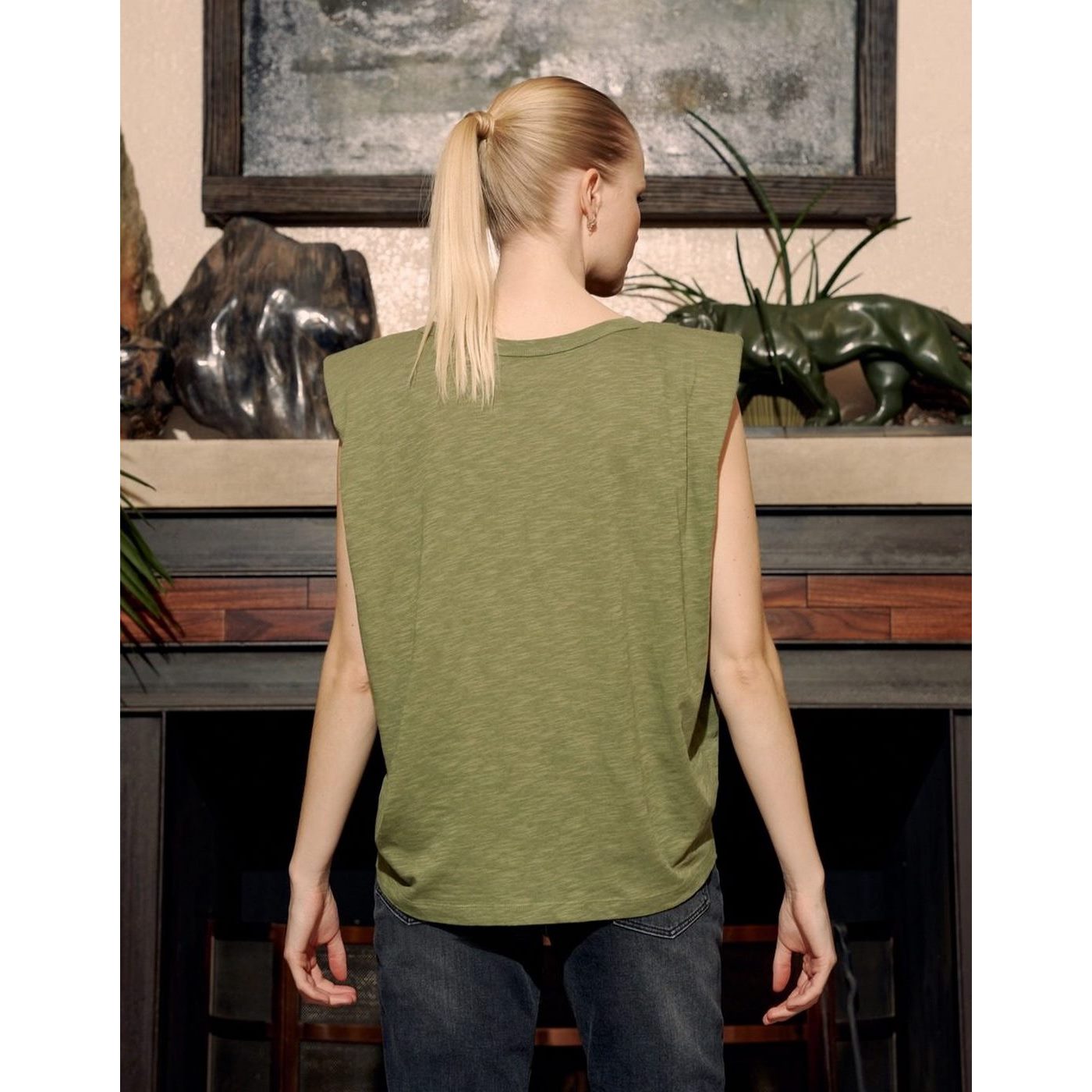 Camiseta Toby - Caqui - Mujer
