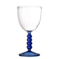 Noemi - Lot de 6 Verres À Vin - Bleu - Verre