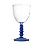 Noemi - Lot de 6 Verres À Vin - Bleu - Verre