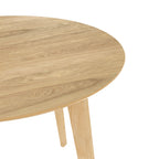 Réno - Table Ronde 4 Personnes En Bois Clair