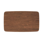 Oman - Table Rectangulaire 6 Personnes En Bois Foncé