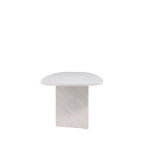 Gronvik - Table À Manger 10 Personnes Organique Effet Marbre - Gris Clair