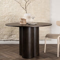 Olivia - Tavolo Da Pranzo Rotondo Per 4 Persone - Legno - Legno Scuro
