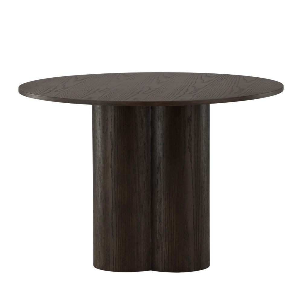 Olivia - Tavolo Da Pranzo Rotondo Per 4 Persone - Legno - Legno Scuro