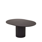 Toscana - Mesa de comedor extensible para 4 a 6 personas - Madera - Negro