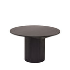 Toscana - Mesa de comedor extensible para 4 a 6 personas - Madera - Negro