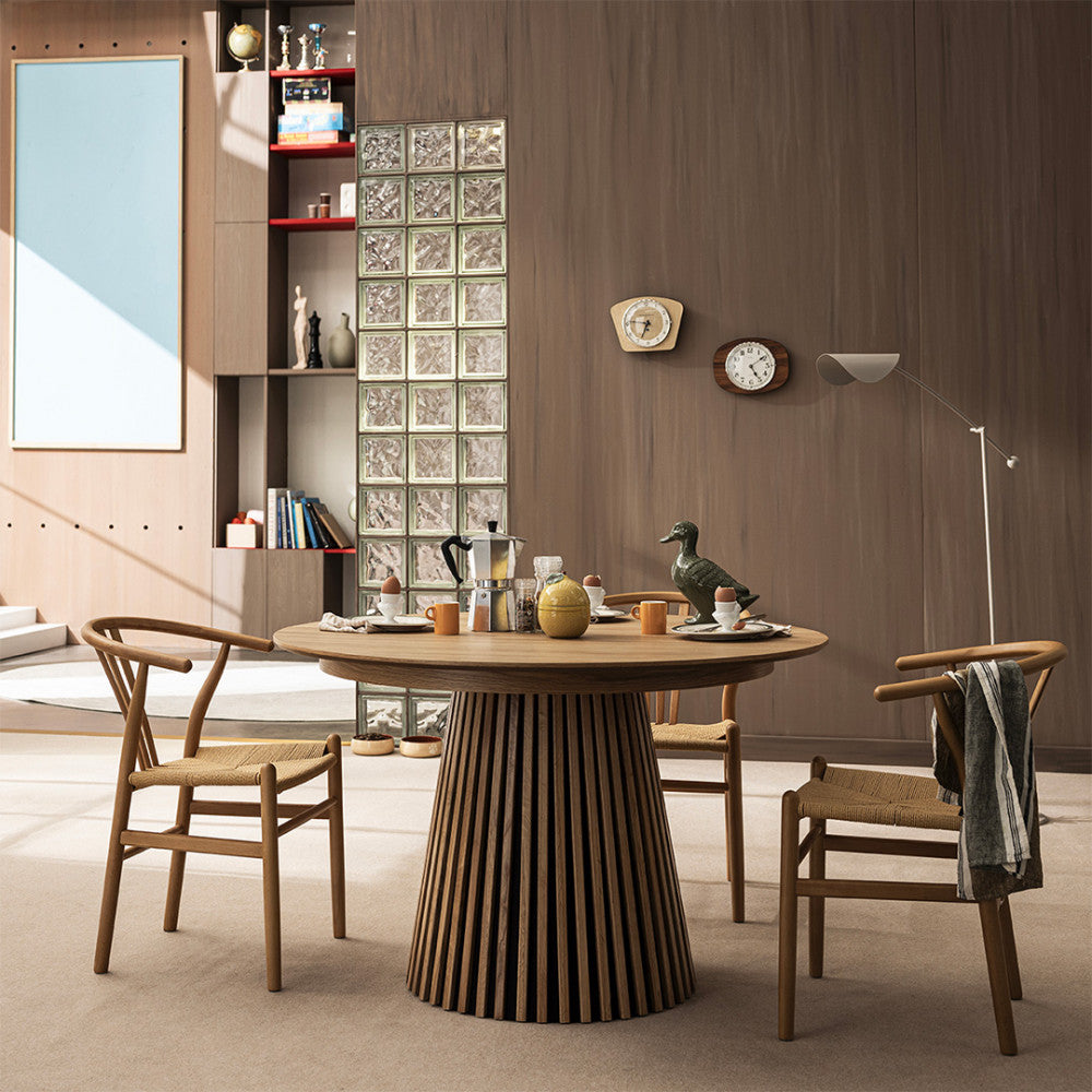Lea - Table À Manger Extensible 4 À 8 Personnes - Bois - Bois clair