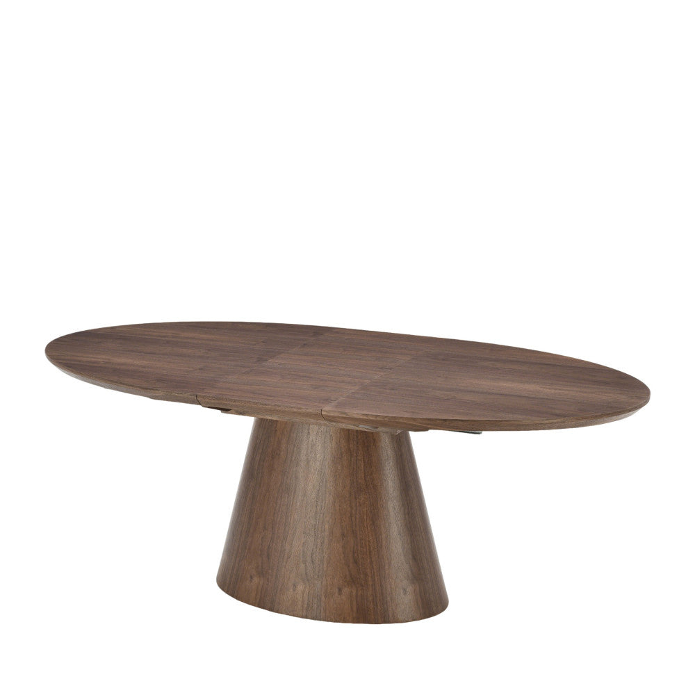 Cami - Tavolo da Pranzo Allungabile 6-8 Persone Ovale - Legno - Legno Scuro