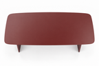 Lanza - Table à manger 160 cm - Bordeaux
