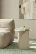 Wave - Tavolino - Metallo - Beige