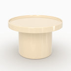 Nora - White Lacquered Mdf Side Table