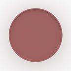 Nora - Table D'Appoint Laquée Rouge Framboise En Mdf