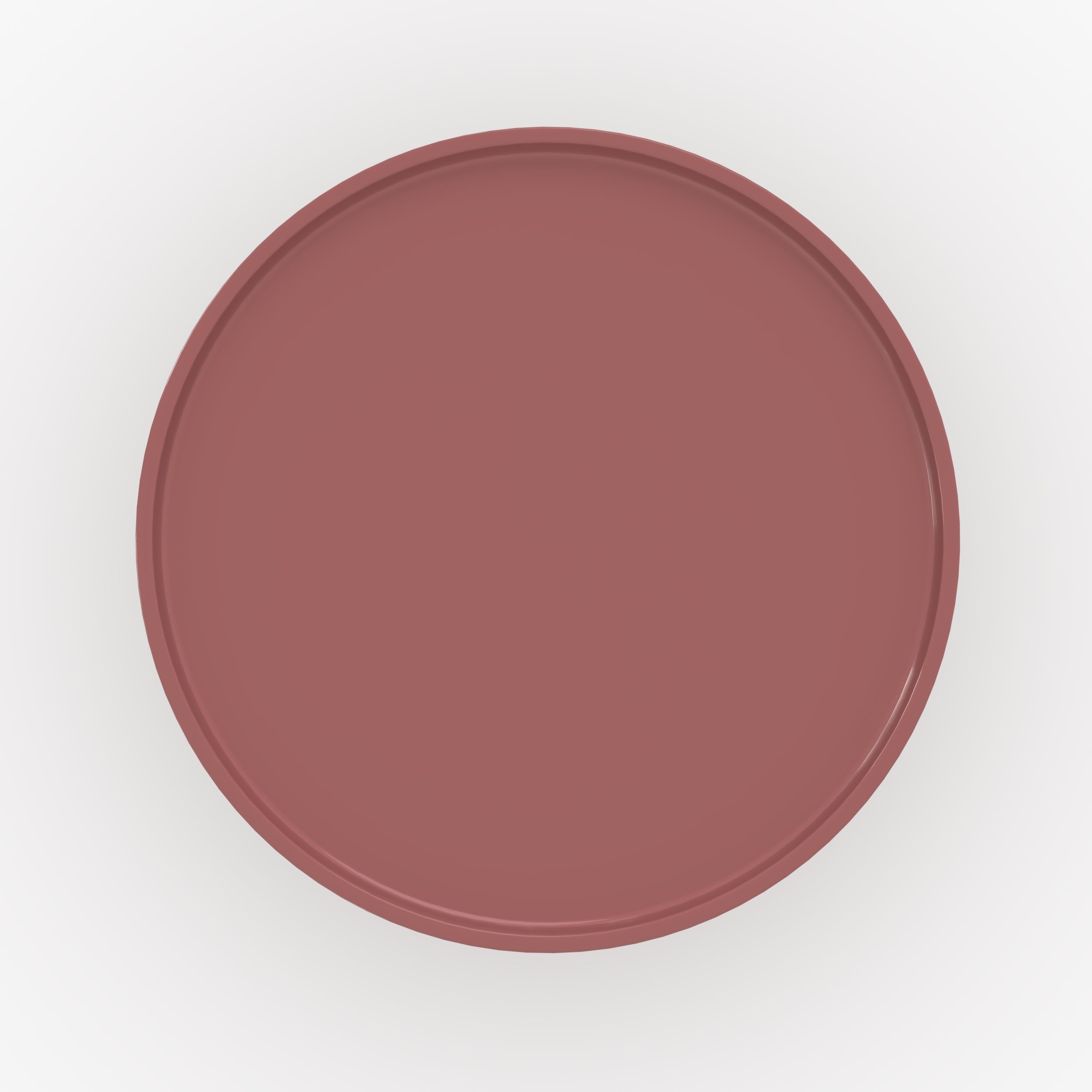 Nora - Table D'Appoint Laquée Rouge Framboise En Mdf