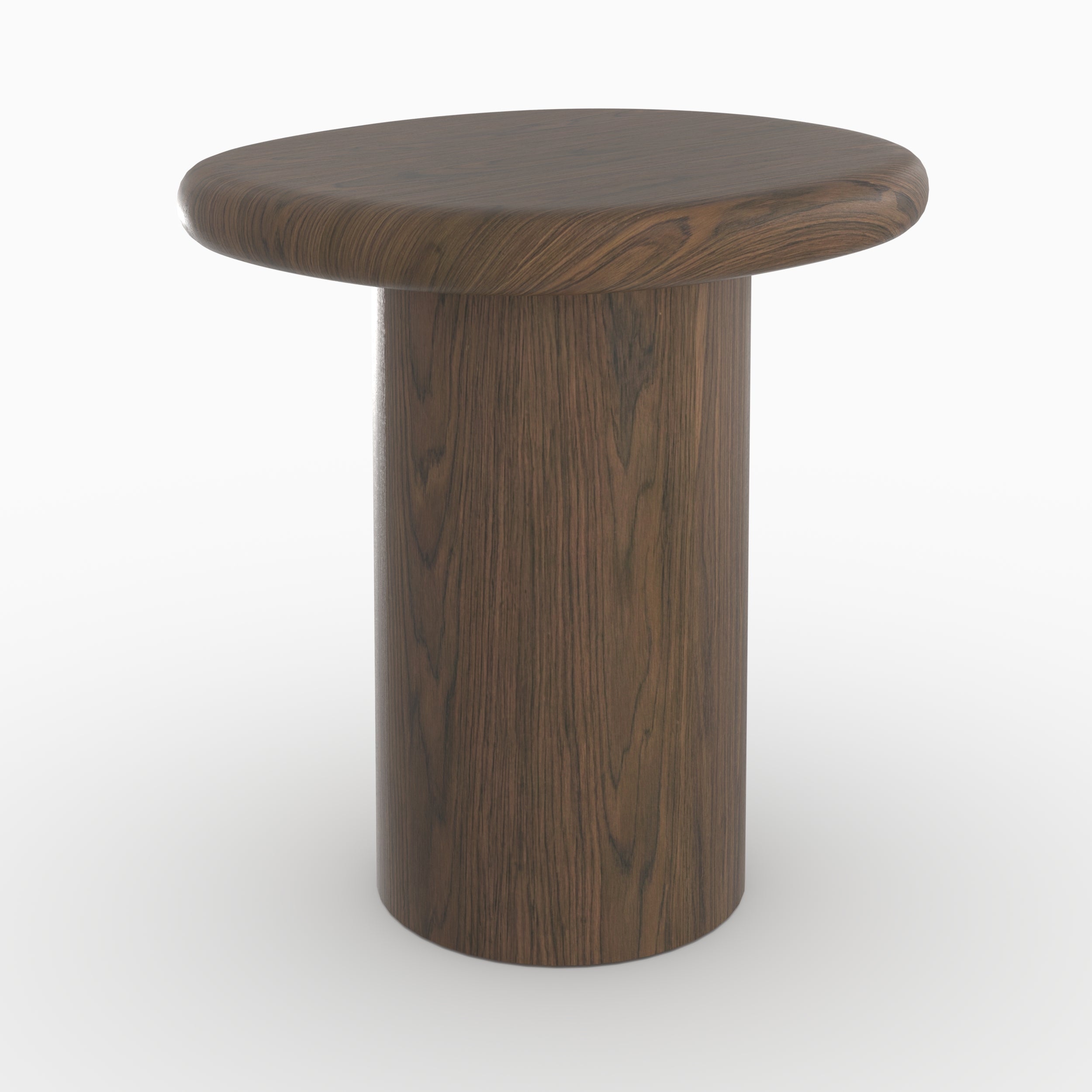 Nubia - Table D'Appoint En Placage Noyer