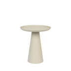 Ringar - Tavolino d'appoggio rotondo - Alluminio - Bianco avorio