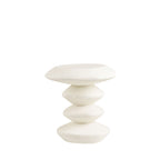 Blackburn - Table D'appoint Ronde En Fibre D'argile - Blanc