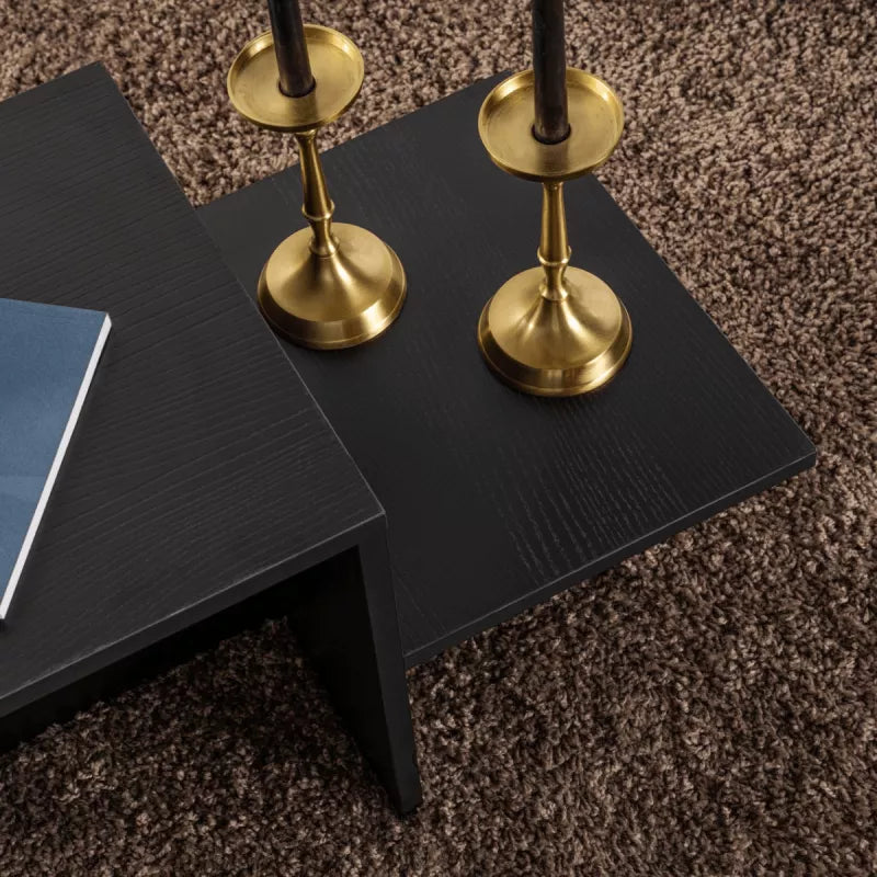 Table Basse Salon Harmony - Bois Noir