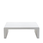 Tocoa - Tavolino da caffè - Fibra di cemento - Bianco
