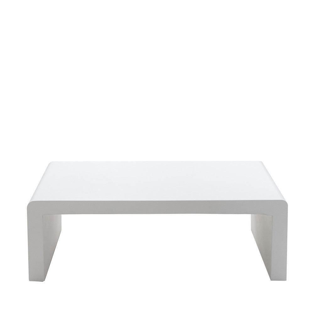 Tocoa - Tavolino da caffè - Fibra di cemento - Bianco