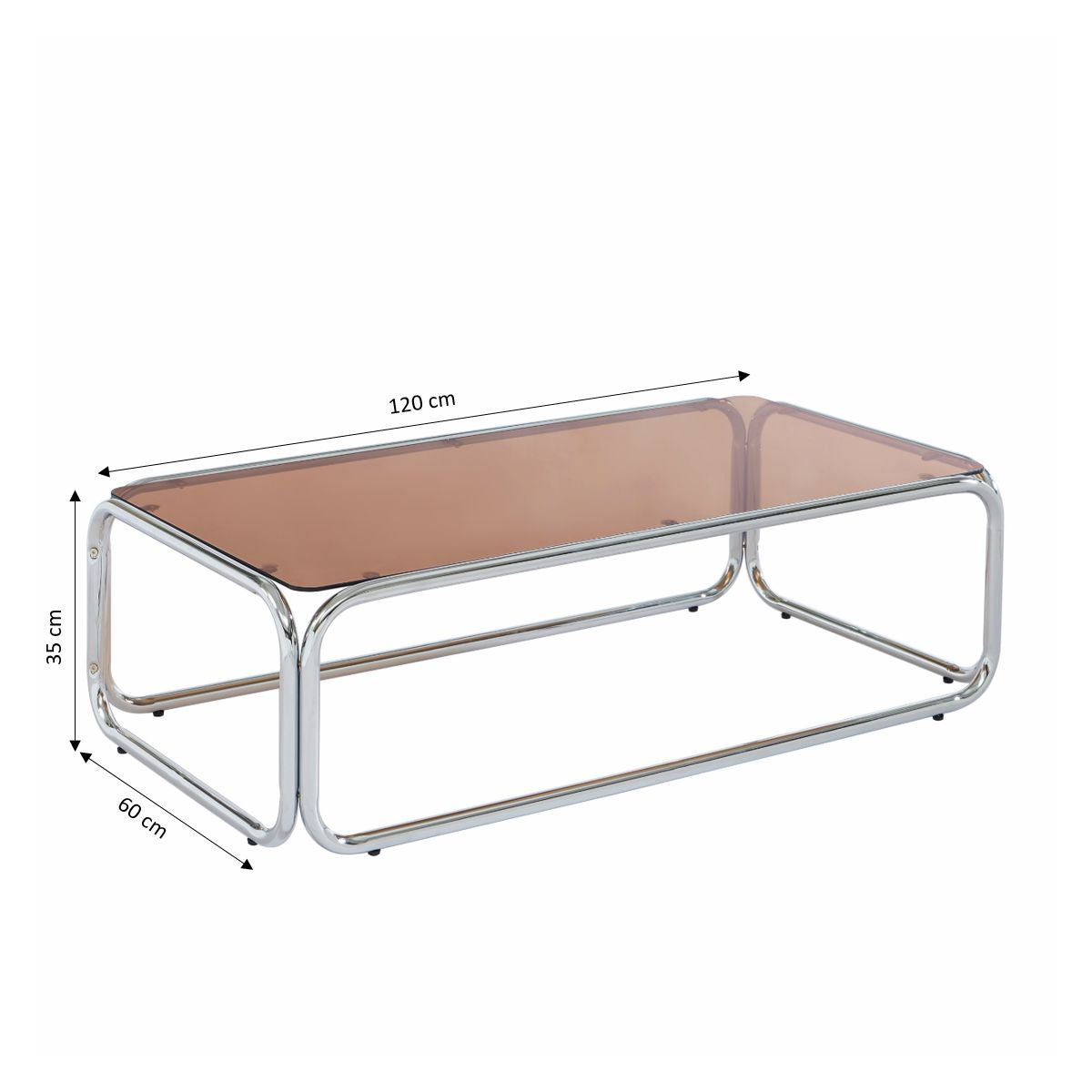 Maggy - Coffee Table - Dark Orange