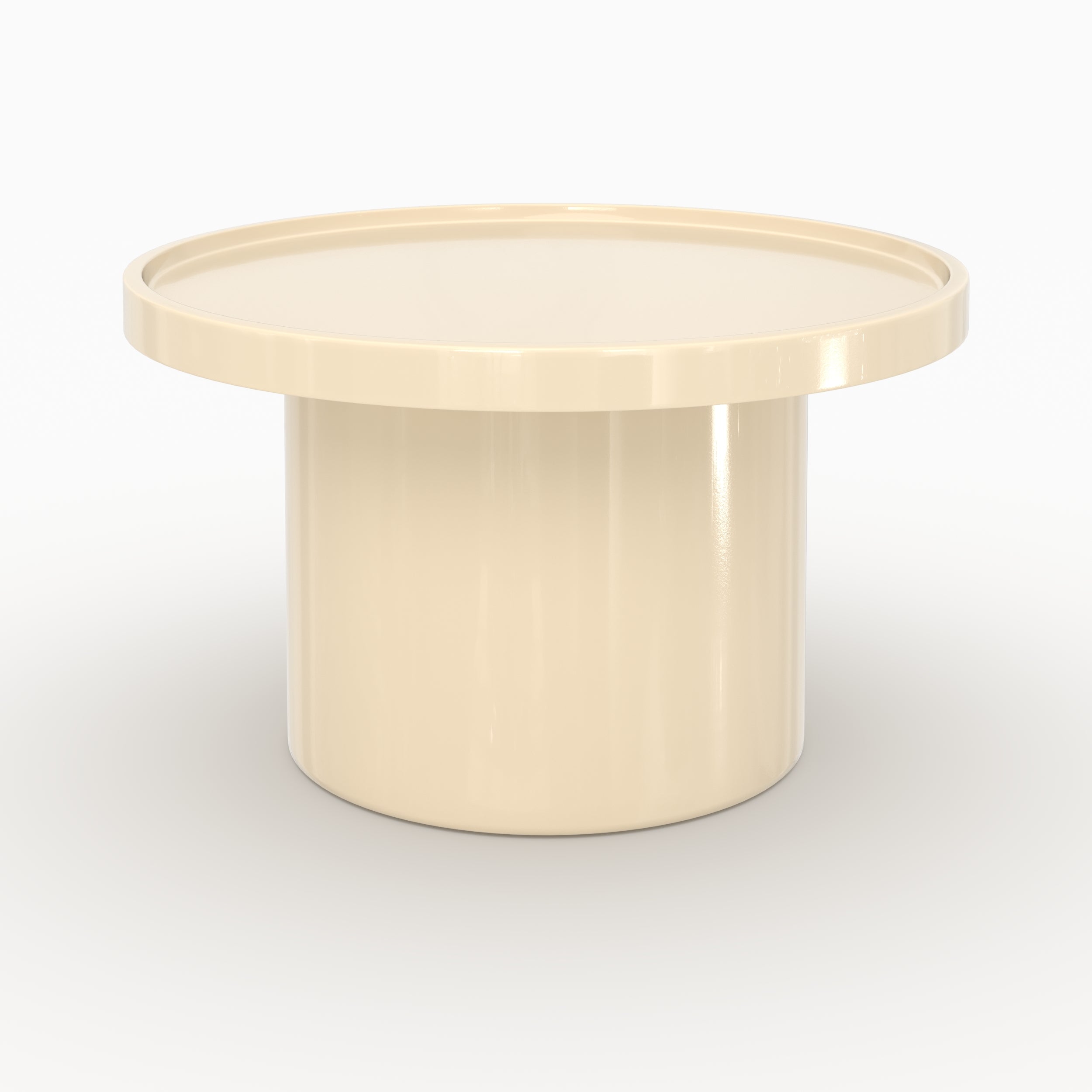 Nora - Mesa de centro de Mdf lacado blanco