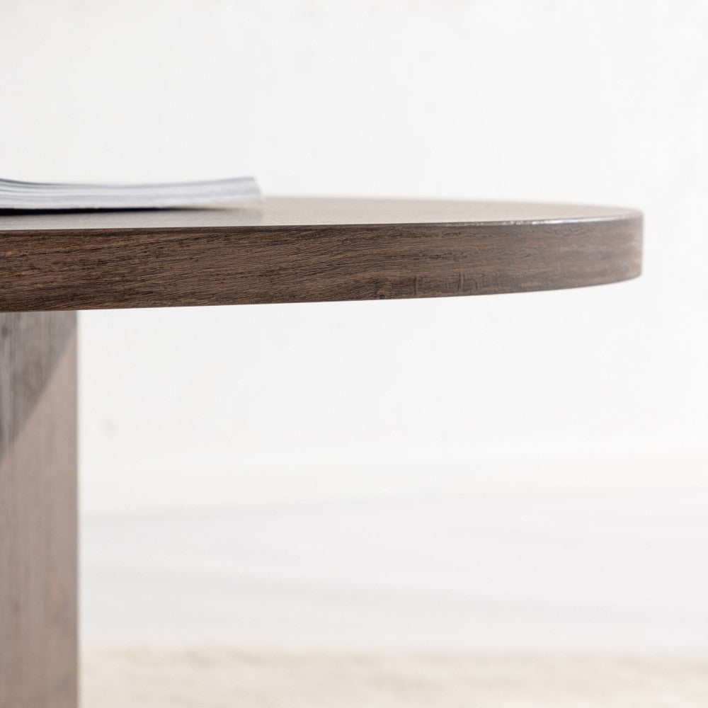 Gronvik - Tavolino organico - Legno - Legno scuro