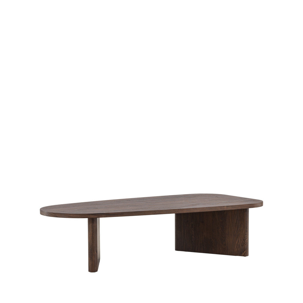 Gronvik - Tavolino organico - Legno - Legno scuro