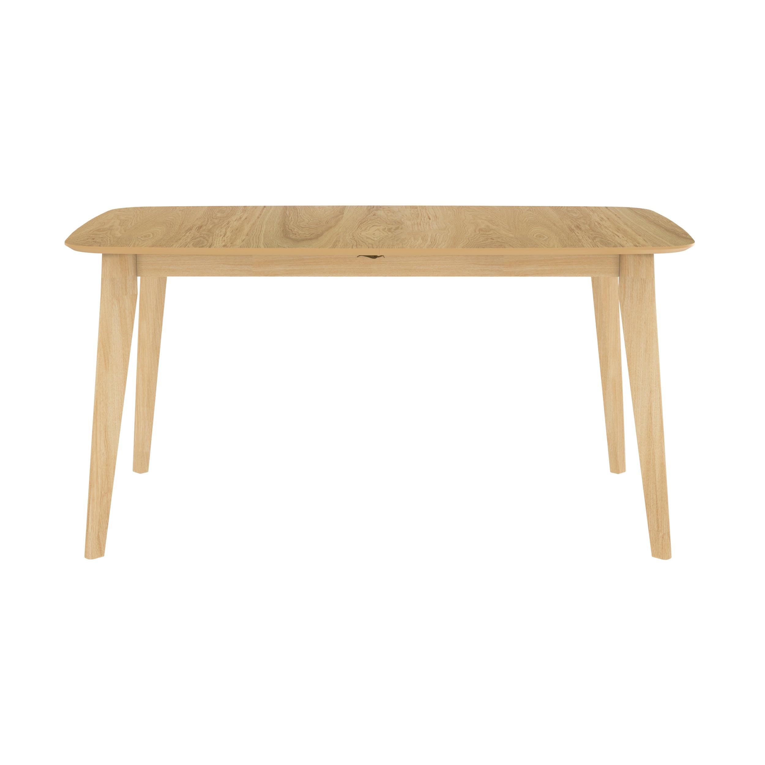 Omán - Mesa rectangular para 4/6 personas extensible en madera clara