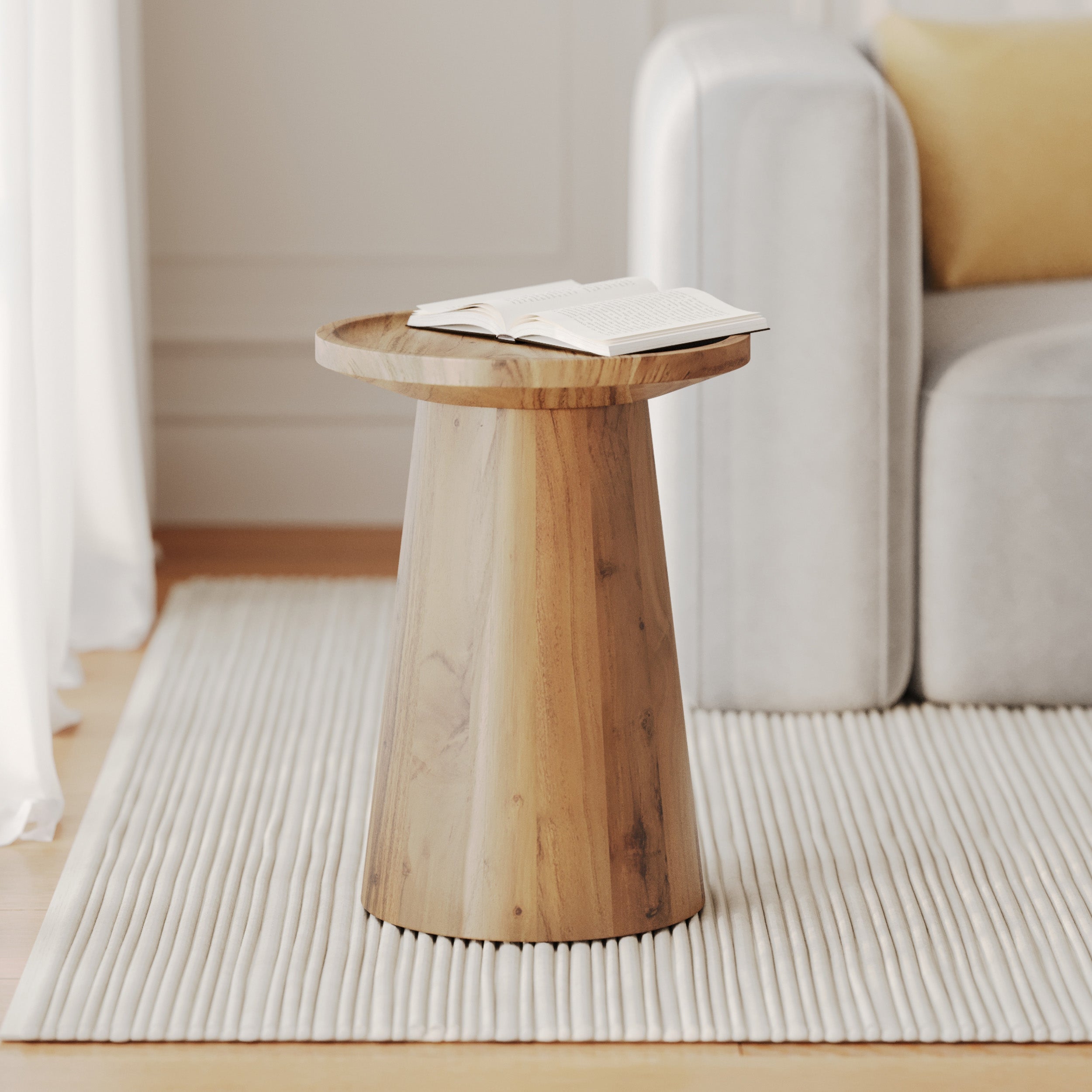 Capucine - Table D'Appoint En Bois Massif D'Acacia