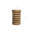 Lewa - Tabouret Rond En Bois De Suar