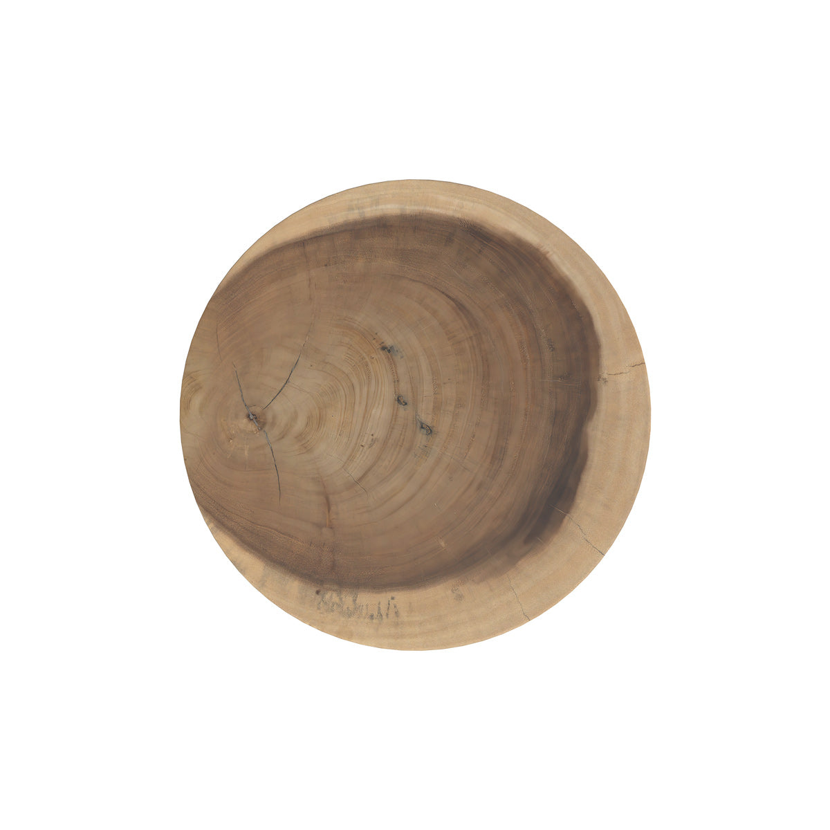 Lewa - Tabouret Rond En Bois De Suar
