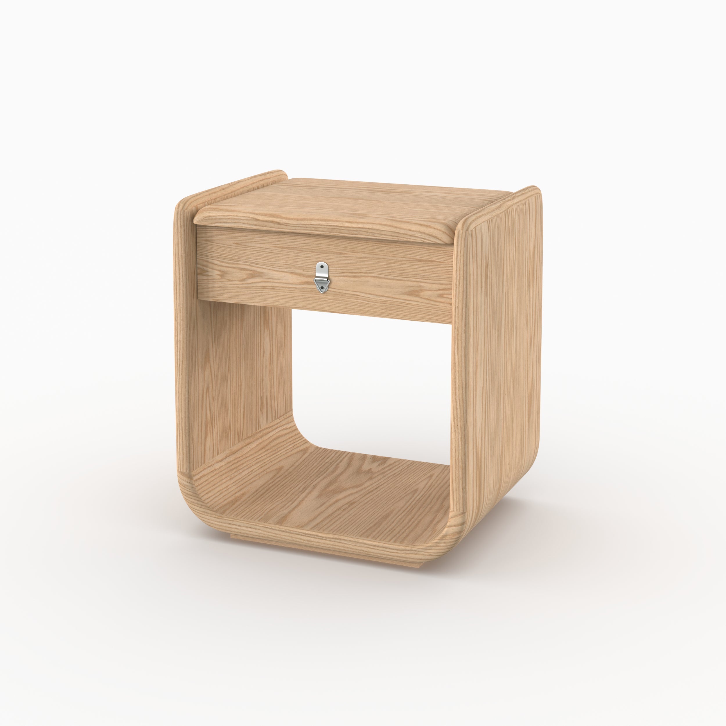 Eléa - Table De Chevet En Placage Chène