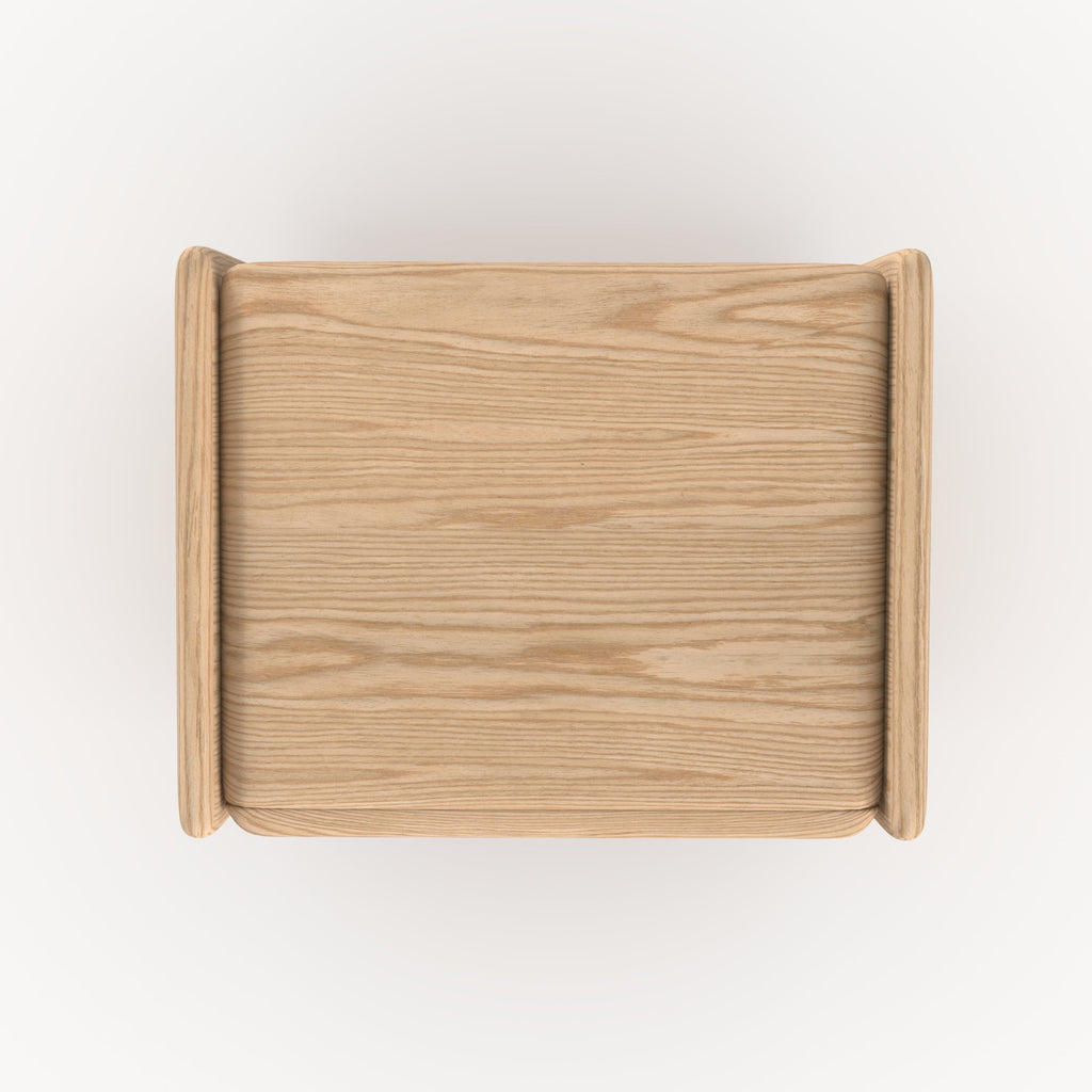 Eléa - Table De Chevet En Placage Chène